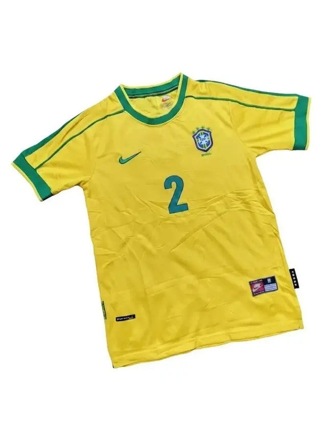 Camisa Seleção Brasileira - Amarela - Nike - Retrô 1998 (CAFU + 2)