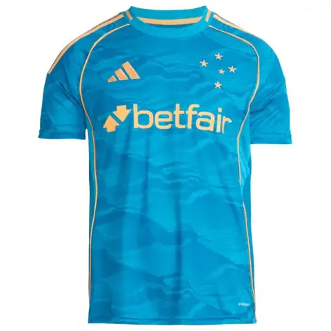 Camisa Cruzeiro III 25/26 - Torcedor Adidas Masculina - Azul