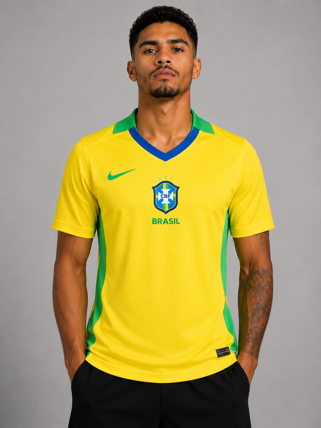 Camisa Brasil 25/26 Home - Versão Torcedor - Amarela