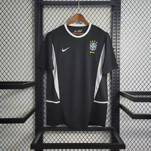 Camisa Seleção Brasileira Goleiro - Preta- Nike - Retrô 2002