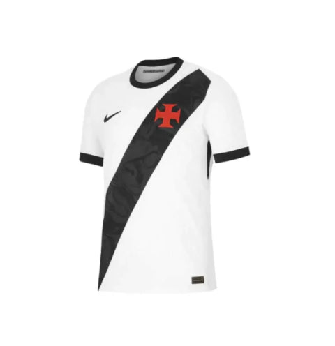 Camisa Vasco da Gama II 2026/27 Torcedor Nike Masculina - Branca com faixa Preta