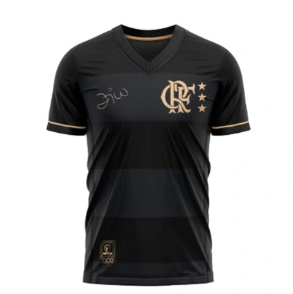 Camisa Retro Flamengo Volta Zico - Masculina - Preta