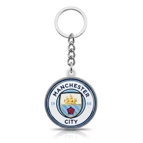 Chaveiro Metal Clubes - Colorido - Manchester City