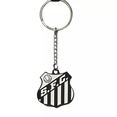 Chaveiro Metal Clubes - Colorido - Santista