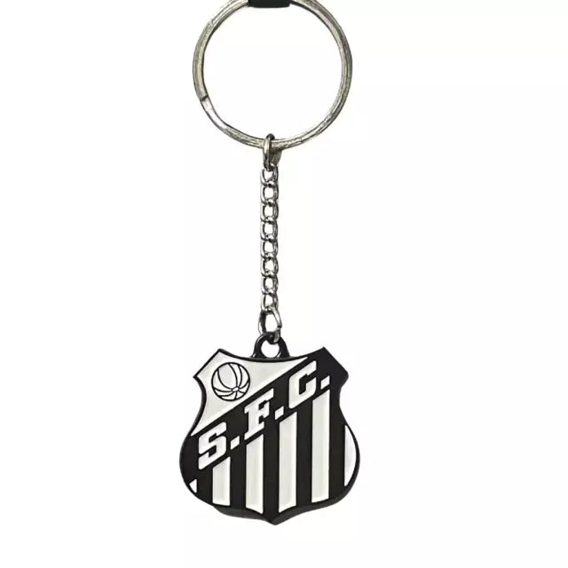 Chaveiro Metal Clubes - Colorido - Santista