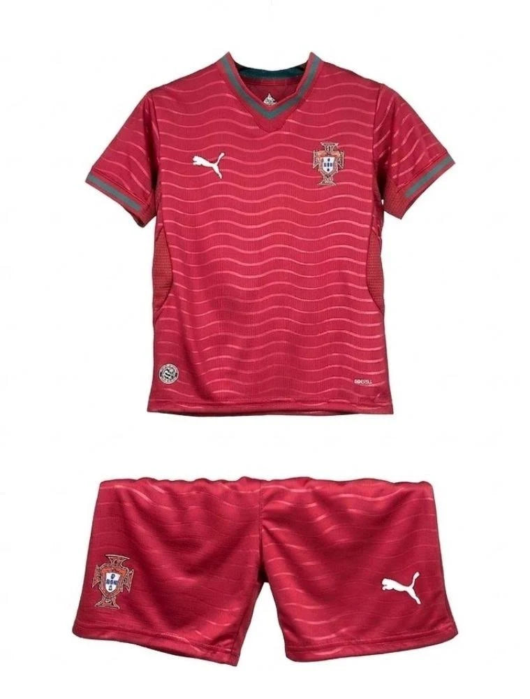 Kit Infantil Portugal COPA 2026 - Vermelho