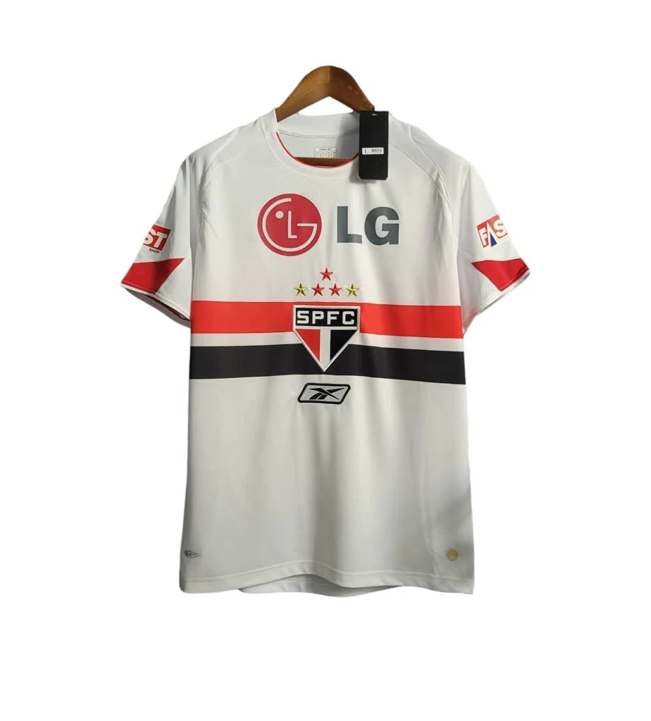 Camisa Retrô São Paulo 2006 - Home - Branca - Reebook